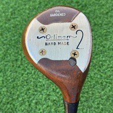 ORLIMAR HAND MADE Persimmon 2 Fairway Wood Right Handed Steel Dynamic Stiff 2W