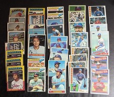 Texas Rangers 1972-1985 Topps 40 Card Lot - Gaylord Perry, Fergie Jenkins & More