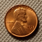 1953 Lincoln Wheat Small Cent RD Bronze Business Strike US Penny — photo 1