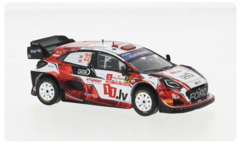 IXO IXORAM944.22 Ford Puma Rally 1 - 5th Rally Poland - 2024 Sesks 1/43
