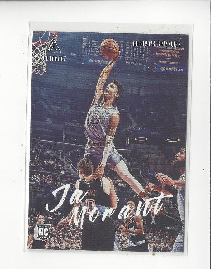 2019-20 Panini Chronicles #165 Ja Morant (Luminance) RC Rookie Grizzlies