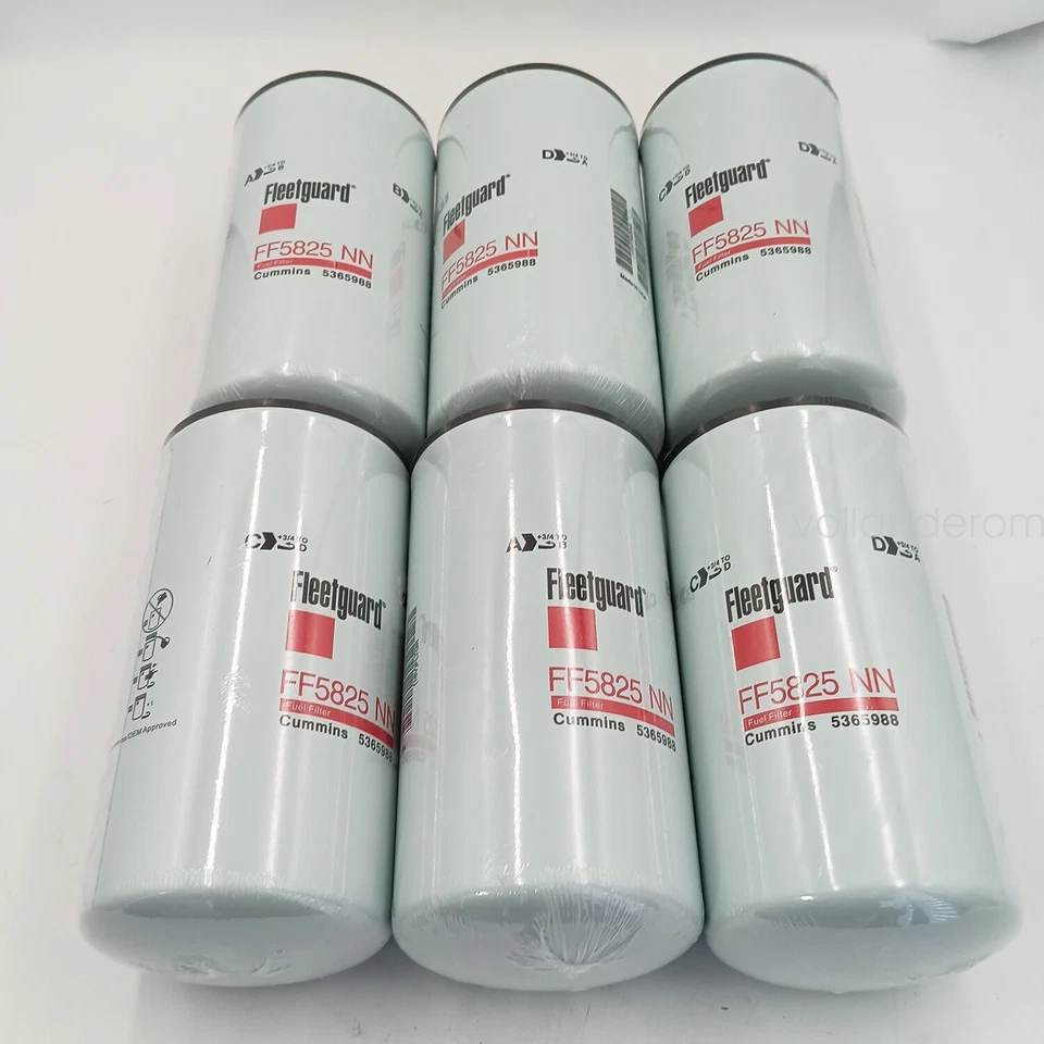 6 Pack FF5825NN Fuel Filter NanoNet X15 For Cummins Genuine Fleetguard 5599456 - Image 4 of 4