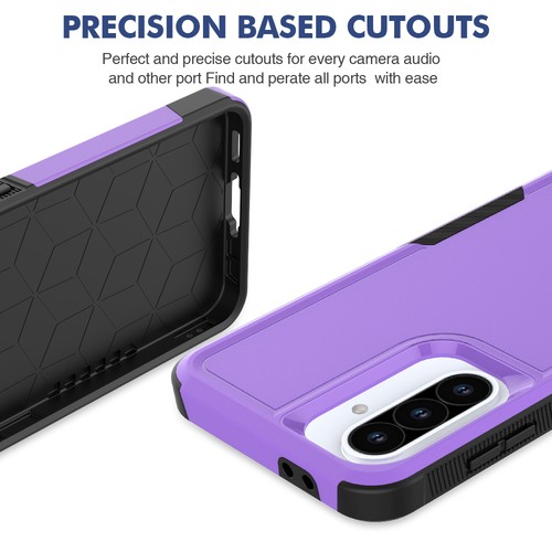 Funda rígida trasera doble capa para Samsung Galaxy A36 5G, Defender de lujo - Imagen 6 de 23