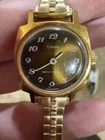 Timex Vintage Women's Wristwatches Goldtone Manual Wind-Up