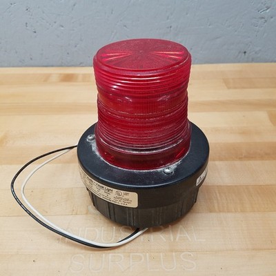 Federal Signal AV1ST Audio/Visual Light, 120VAC, 0.15 Amps, 60Hz - USED