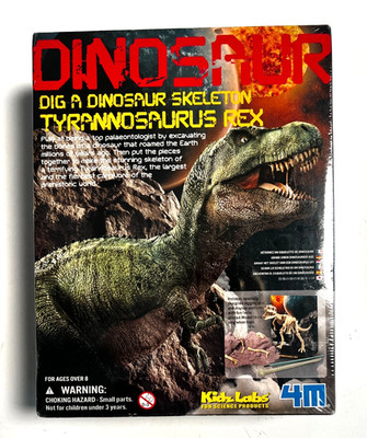 KIDZ LABS Dig a Dinosaur KIT Excavate Skeletons Paleontologist T-Rex STEM NEW 8+