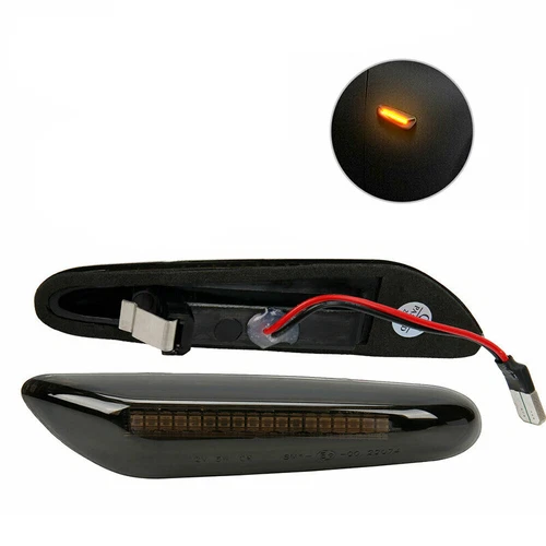 2xLed Seitenblinker passend für BMW 3er | E36, E46, E90, E91, E92, E93 | SCHWARZ - Bild 13 von 13