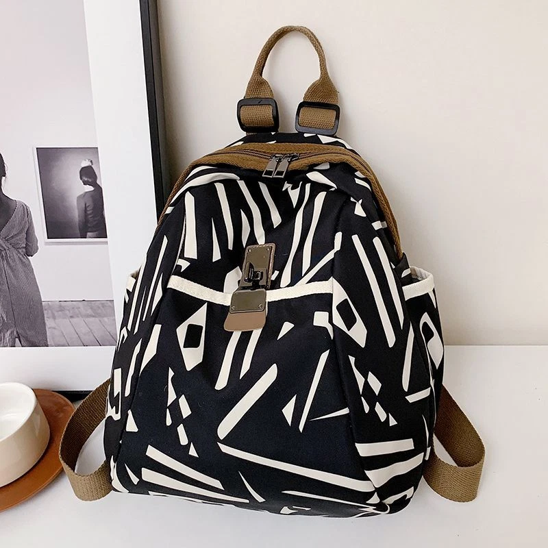Trendy sales canvas backpack