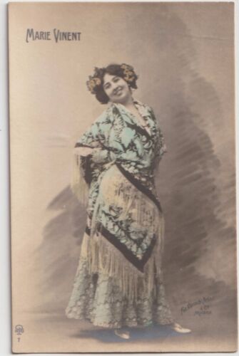 1903 MARIE VINENT ATTRICE BALLERINA ACTRICE FRANCE - Bild 1 von 2