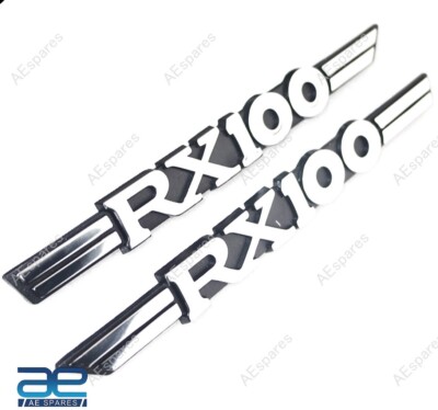 Side Panel Set Black Plastic Made For Yamaha RX100 Motorcycle AEs