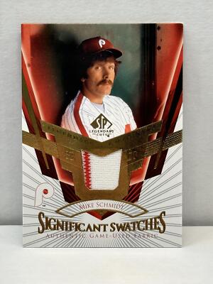 2004 SP Legendary Cuts Significant Swatches #SS-MS Mike Schmidt Phillies