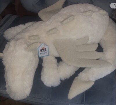jellycat Huge Snow   Dragon   BNWT Sparkling       Retired