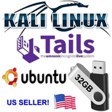 SUPER Security Combo Tails 7.1 Kali 2025.3 Ubuntu 24.04.3 Multiboot 32G USB