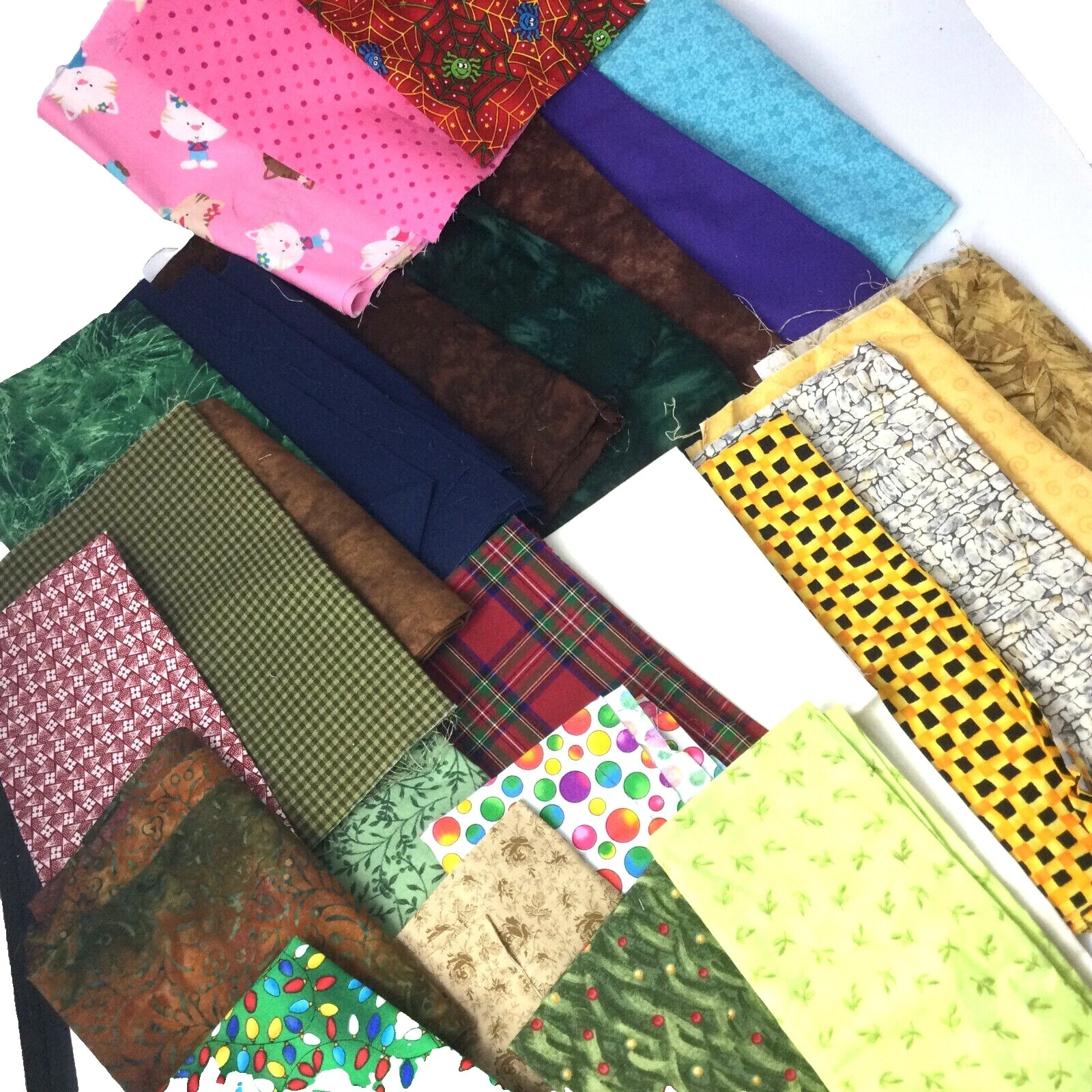 Cotton Lot Multicolor Craft Fabrics
