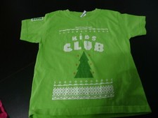 YAZBEK SIZE 5 KIDS TSHIRT GREEN CHRISTMAS TREE