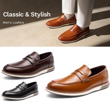 Bruno Marc Men's Dress Penny Loafer Slip-on Shoes Classic Style Slip-On Shoes
