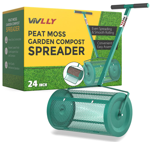 peat moss roller spreader