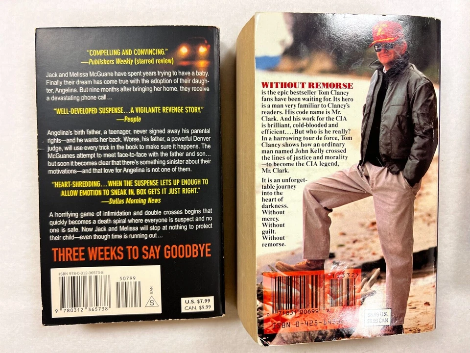 7 Murder MysteryThriller Crime books - by Box/Case/Clancy/Deaver/Wood+2 - Image 3 of 4