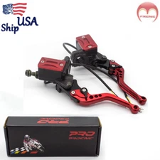 CNC Motorcycle Brake Clutch Master Cylinder Hydraulic Levers Universal