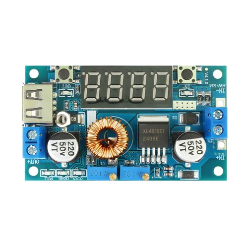 Ociodual Convertidor Regulador de Voltaje Voltimetro DC 5A 75W Step Down Arduino - Imagen 6 de 7