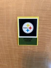 1967 PHILADELPHIA FOOTBALL #156 PITTSBURGH STEELERS TEAM LOGO!! $1 SHIPPING!!