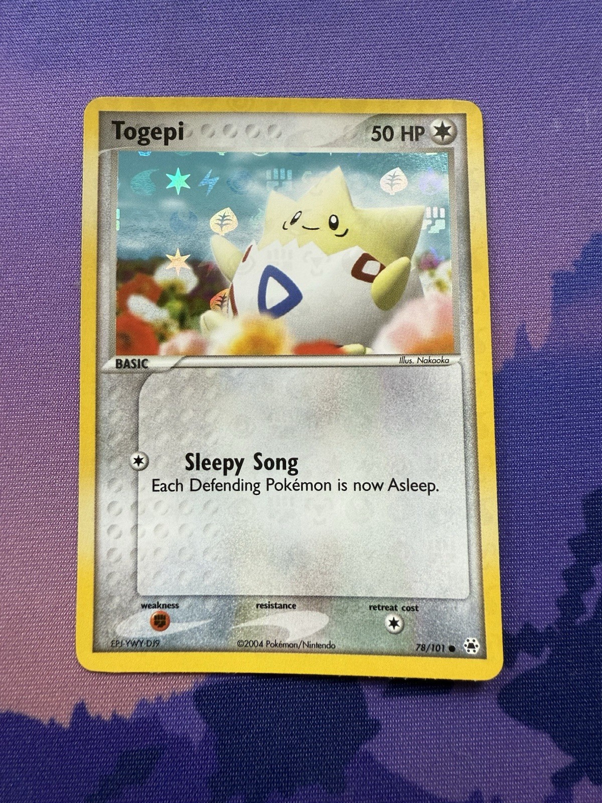 Pokemon Card - Togepi 78/101 Common Reverse Holo EX Hidden Legends - NM