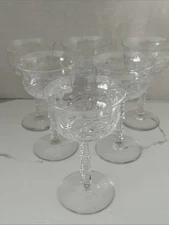 Vintage Liquor Cocktail Glasses (6) PATRICIAN by Rock Sharpe