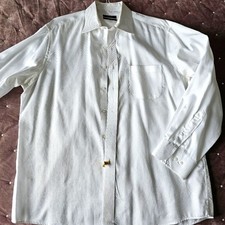 Tasso Elba Mens Dress Shirt 100 Cotton XL 17, 34-35