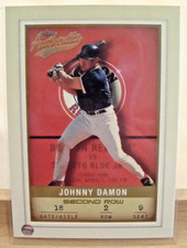 2002 Fleer Authenticx Second Row MLB Card #120 Johnny Damon 058/250
