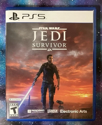 STAR WARS JEDI SURVIVOR EA PS5 GAME RATED T FOR TEEN! (INTERNET REQUIRED)