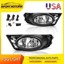 Fog Lights for 2009-2011 Civic Sedan 2009-2011 Fog Lamps with 12V 55W H11 Bulbs