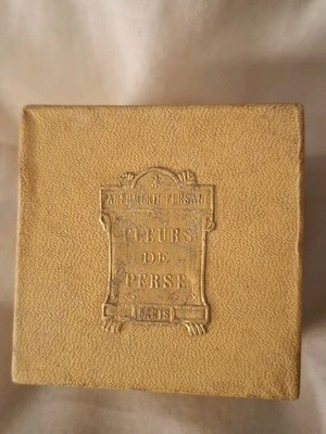 Parfumerie Persane Paris ''Fleurs de Perse'' Puderdose, selten, Vintage, unbenutzt