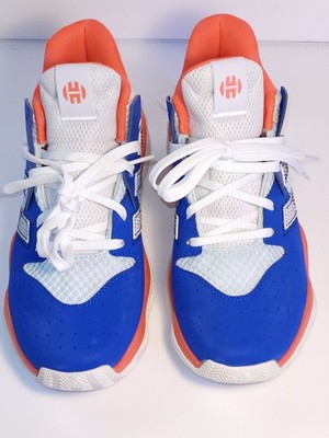 NEW! Mens 7 Adidas Harden Stepback J Basketball Shoe OKC Blue Orange