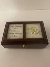 Heirloom Music Box  With Locking Key Melody Always In My Heart