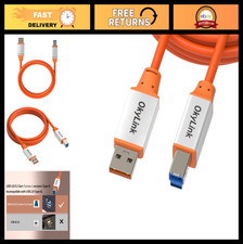 10ft USB 3.2 Gen 2 A to B Printer Cable - High-Speed 10Gbps Data Cord for Scanne