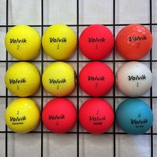 Volvik Golf Balls 12 Mix Color Models 3A-5A - 1 Logo