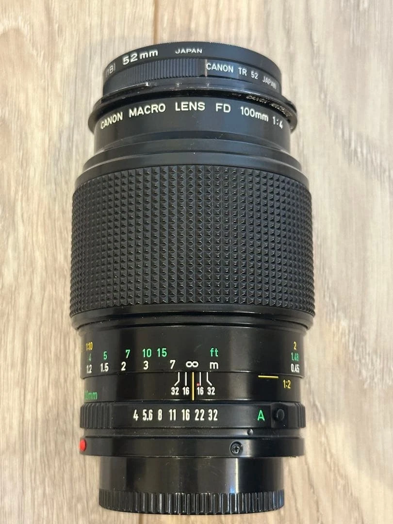 Canon FD Camera Macro/Close Up Lenses 100mm Focal for sale | eBay