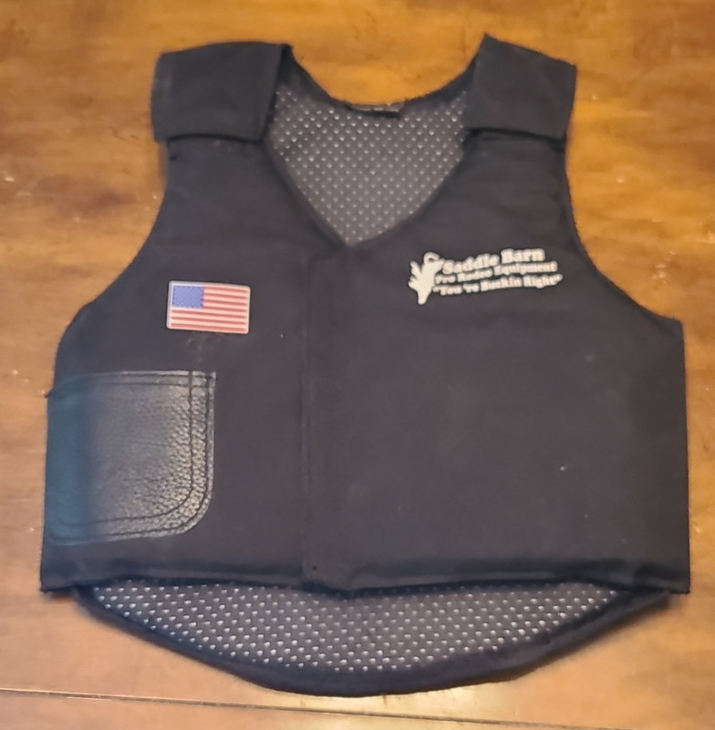 Mutton Busting Saddle Barn Pro Rodeo Equipment Protective Vest Model S/3 MPN S/3