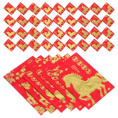 120 Stück vietnamesische rote Neujahrsumschläge Hong Bao Li Xi ...