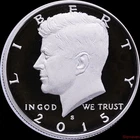 2015 S 90% Silver Kennedy Half Dollar Deep Cameo Gem Proof