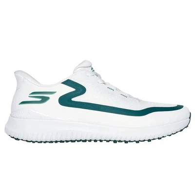 NEW Men's Skechers Go Golf Flight Golf Shoes White / Green - Choose Size!