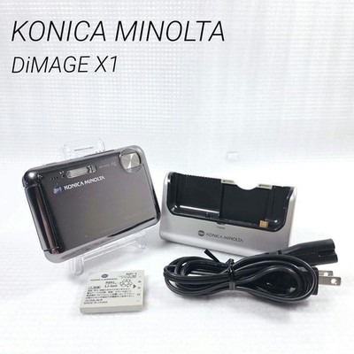 KONICA MINOLTA DiMAGE X1 Black Compact Digital Camera Tested Working Japan
