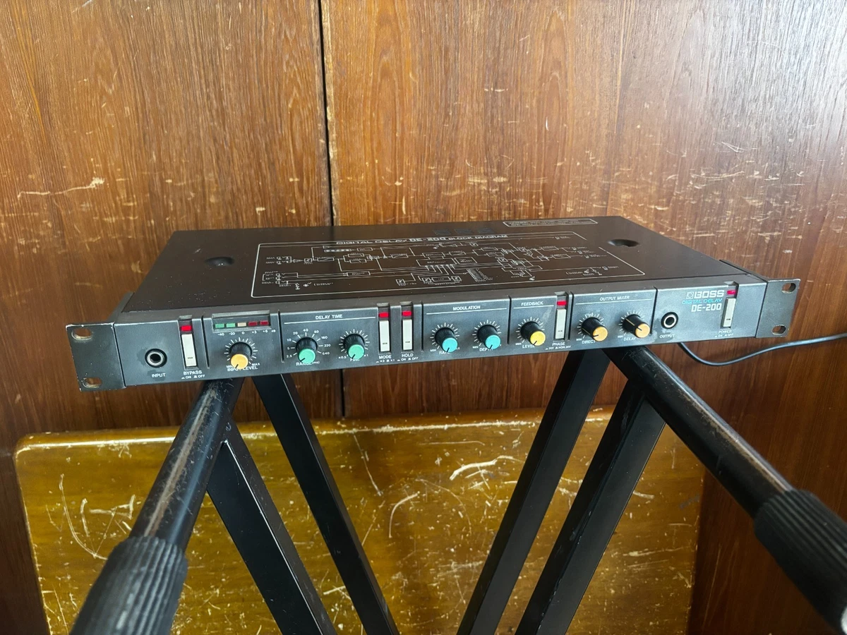 Boss DE-200 Rackmount digital delay Vintage 80s Rack | eBay