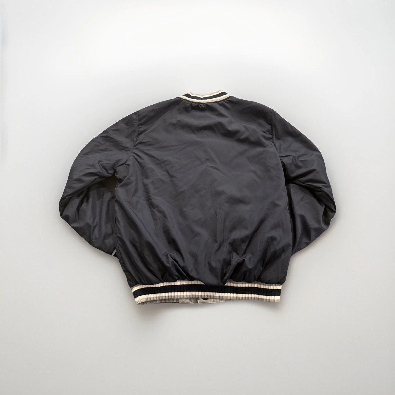Cleveland Guardians Reversible Bomber Jacket - Blue / Gray Large image 3