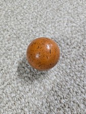Vintage Celluloid? Brown Billiard Pool Cue Ball 2 1/8"