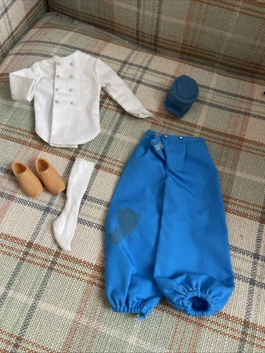 Vintage Ken Barbie In Holland outfit & wooden  Shoes #0777 Mattel 1964