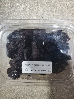 Whole Pitted Prunes Dried Pitted Dried Fruit & Vegetable Pantry 16oz (454g)