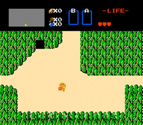 The Legend Of Zelda Gold Cart - Rare NES Nintendo Game