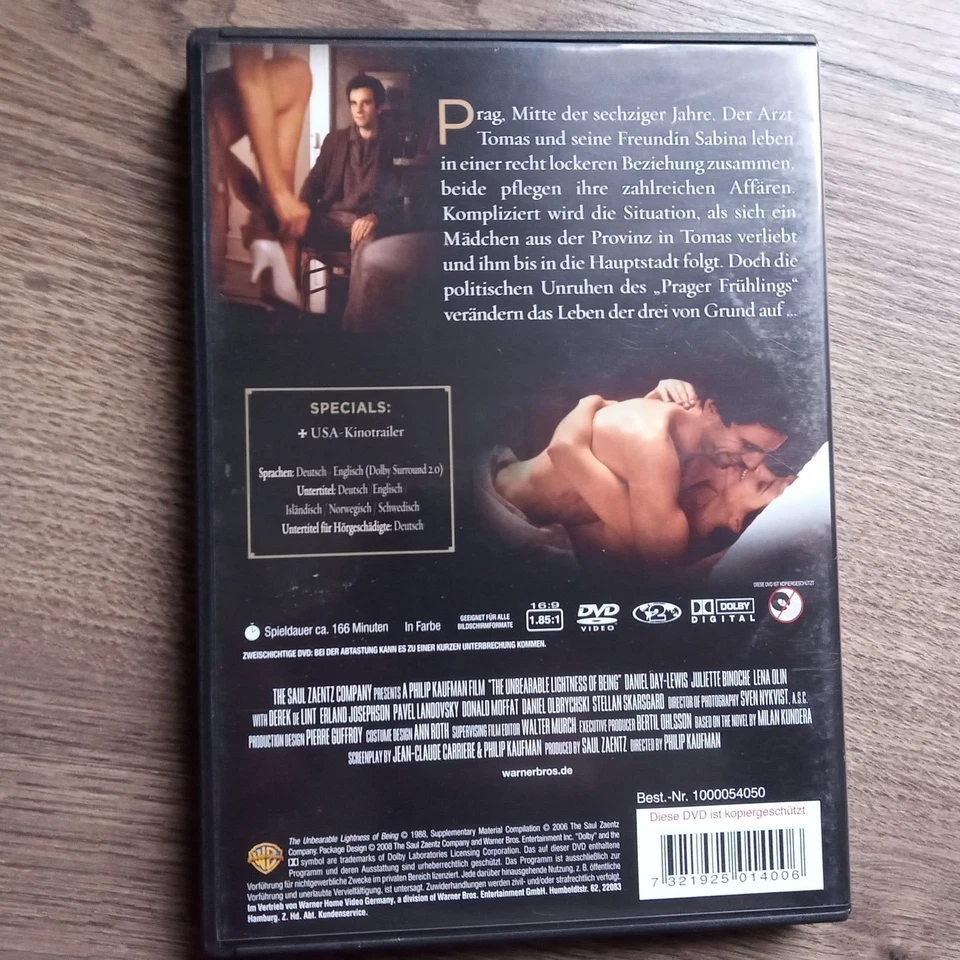 DIE UNERTRÄGLICHE LEICHTIGKEIT DES SEINS - Daniel Day Lewis, Juliette Binoche - Bild 2 von 2