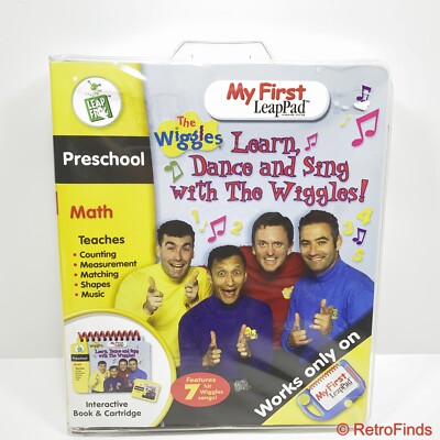 LeapPad The Wiggles Learn Dance And Sing My First Preschool Math Leap Frog - New
